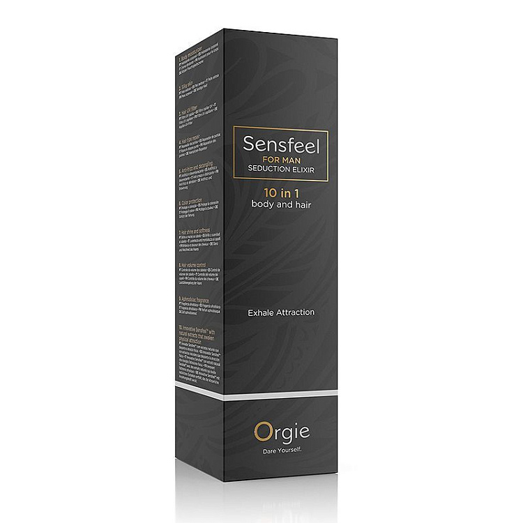 Мужской лосьон для тела и волос с феромонами Orgie Sensfeel For Man Pheromone Seduction Elixir - 100 мл.