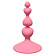 Розовая анальная пробка Sweetheart Plug Pink - 10 см.