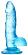 Голубой реалистичный фаллоимитатор Indy - 15,8 см.