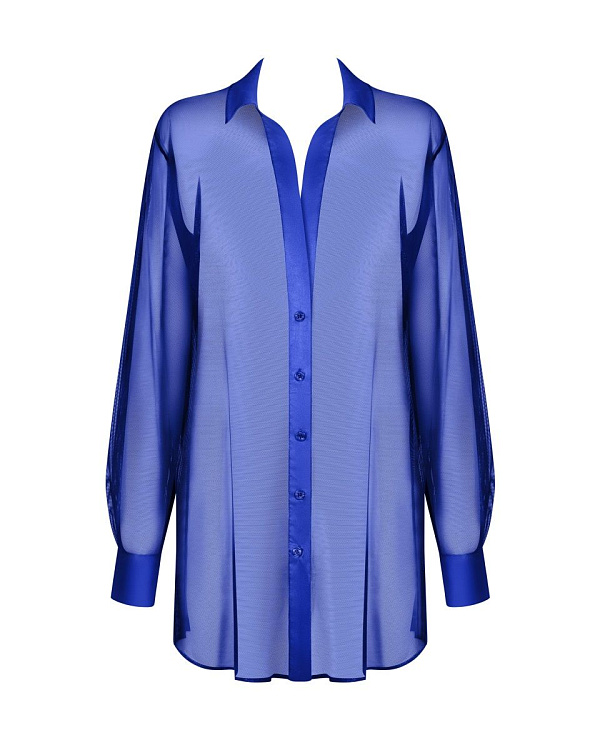 Эффектная прозрачная рубашка Stellya