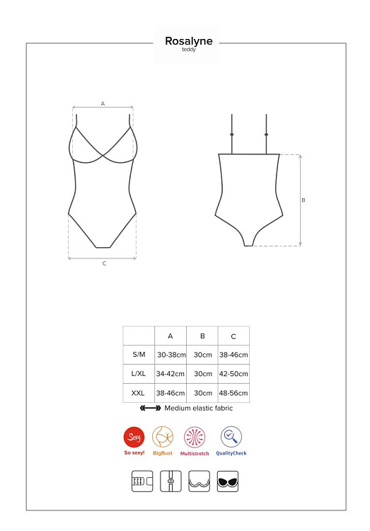 Оригинальное боди Rosalyne