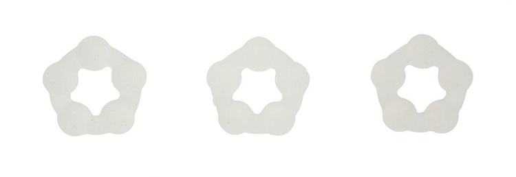 Набор из 3 малых одинаковых эрекционных колец Love Rings With Balls