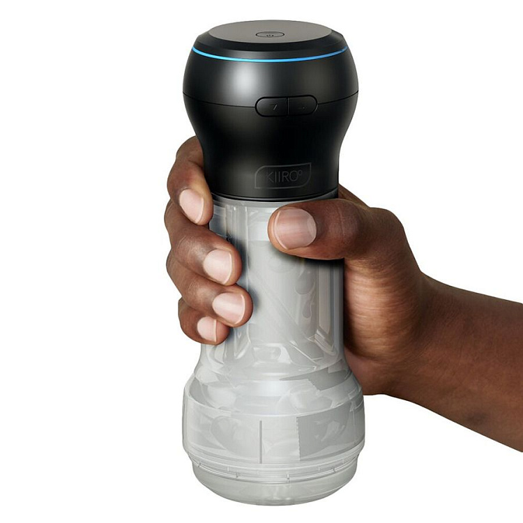 Набор PowerBlow   Feel Pocket Stroker Crystal: мастурбатор и интерактивная насадка