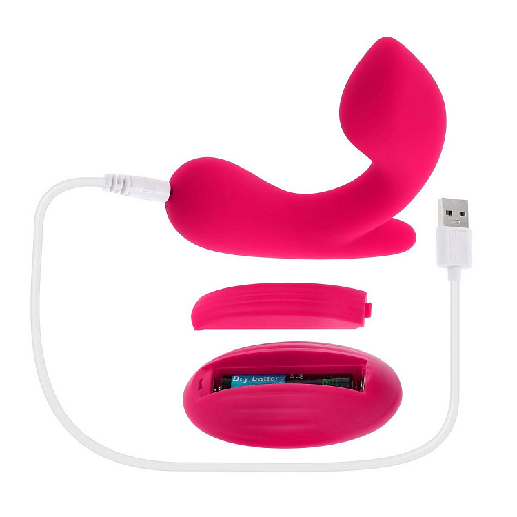 Розовый вибростимулятор G зоны All About the Bass