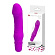 Фиолетовый мини-вибратор Stev -13,5 см.